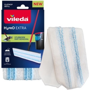 Mop cu microfibre Vileda H2PrO, pentru toate tipurile de suprafete dure, reutilizabil