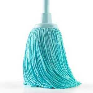Mop din microfibra Blue Dolphin, 100 reciclat, 22 cm, superabsorbant, turcoaz - Img 5