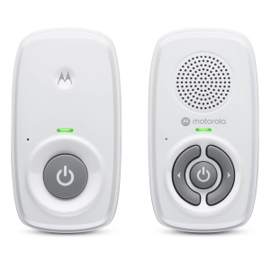 Motorola Nursery AM21 Baby Monitor Audio - Monitor digital pentru bebelusi cu tehnologie DECT pentru monitorizare audio - Raza de actiune de 300 de metri - Microfon de inalta sensibilitate, 1 bucata (1 pachet) - Alb