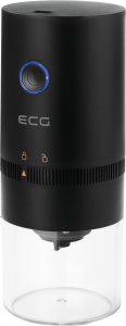 Moulineta de cafea ECG KM 150 Minimo Black, portabila, cu USB-C