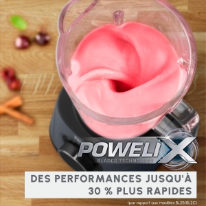 Moulinex PerfectMix Essential, blender de inalta performanta, 1200 W, tehnologie cu lame Powelix, usor de curatat, LM771BF0 - Img 3