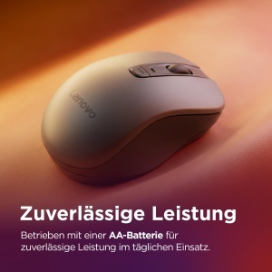 Mouse Bluetooth Silent Lenovo WL310, Acryl, Culoare gri - Img 3