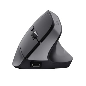 Mouse ergonomic wireless Trust Bayo Bluetooth RF 24GHz negru 53 plastic reciclat - Img 10