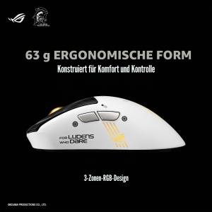 Mouse Gaming Asus ROG Keris II Origin-KJP, 42000 DPI, Wireless Bluetooth - Img 3