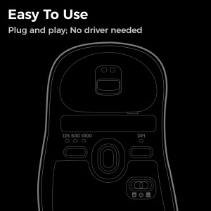 Mouse Gaming BenQ Zowie EC2-DW, Wireless, 4K, 60g, Asimetric - Img 8