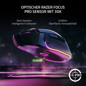 Mouse gaming Razer Basilisk V3 Pro, wireless, negru, 13 zone iluminare RGB - Img 5
