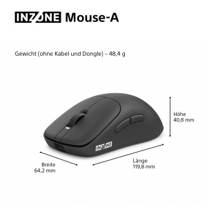 Mouse Gaming Sony INZONE Mouse-A, 8000Hz Polling, 30000 DPI, Negru - Img 11