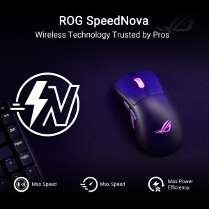 Mouse gaming wireless ASUS ROG Keris II Origin 42000 DPI RGB 65g - Img 8