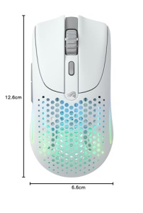 Mouse gaming wireless Glorious Model O 2 - Alb superusor 68g senzor 26000 DPI - Img 17