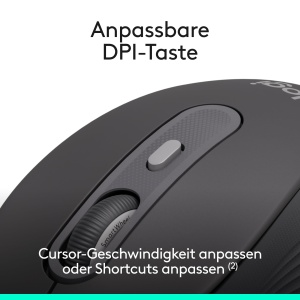 Mouse Logitech Signature Wired M520 USB-C Plug-and-Play Grafit Silent Touch - Img 8