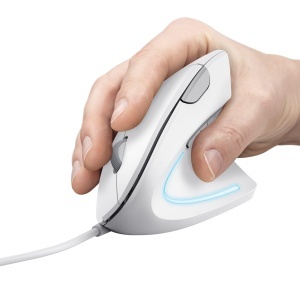 Mouse vertical ergonomic Trust Verto, alb, cu cablu, 10001600 DPI - Img 5