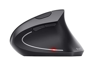 Mouse vertical fara fir Trust Verto, mouse ergonomic fara fir, prevenirea bratului mouse-ului/cotului de tenis (sindrom RSI), 800-1600 DPI, mouse fara fir pentru dreptaci, PC, computer, laptop, Mac, cu baterii - Img 12