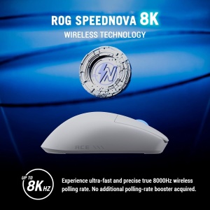 Mouse wireless gaming ASUS ROG Harpe II Ace White 42000 DPI 48g alb - Img 7