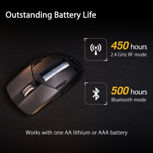 Mouse wireless gaming ASUS ROG Strix Impact III senzor optic 36000 DPI design ambidextru negru - Img 3