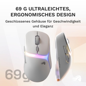Mouse wireless gaming Glorious Model D3 alb senzor 30K DPI 69 g RGB - Img 7