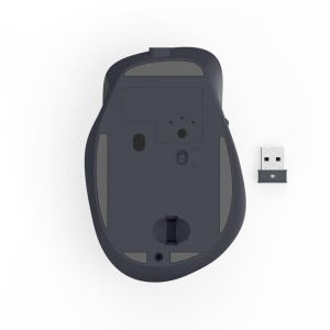 Mouse wireless Hama WM-500 ergonomic fara zgomot de clic 1600 DPI Negru - Img 5