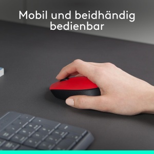 Mouse wireless Logitech M171 12 luni autonomie USB Rosu - Img 3