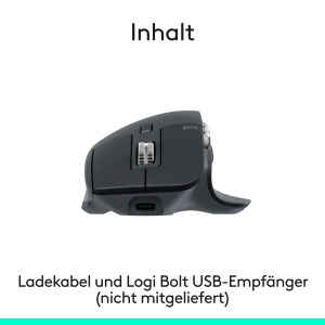 Mouse wireless Logitech MX Master 3S, 8K DPI, ergonomic, cu Bluetooth - Img 10