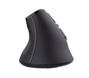 Mouse Wireless Vertical Trust Voxx, Mouse Wireless Ergonomic Reincarcabil, Bluetooth si Conexiune 2.4GHz, 9 Butoane, 1200-2400 DPI, PC/Mac/Computer/Laptop/MacBook/Chromebook - Negru - Img 11