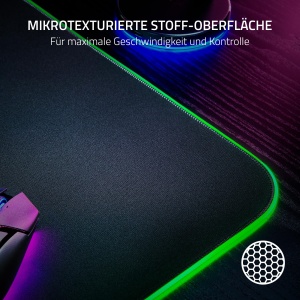 Mousepad gaming Razer Goliathus Chroma 3XL, negru, microtexturat, iluminare RGB - Img 2