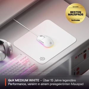 Mousepad SteelSeries QcK, Alb, Anti-Rutsch, 320 mm x 270 mm - Img 2