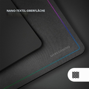 Mousepad XXL Mars Gaming MMP224, 880x330mm, Negru, Design Regenbogen - Img 3