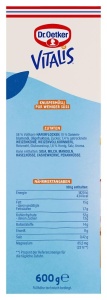 Muesli Crocant Dr. Oetker Vitalis Weniger Sucre, 30 mai putin zahar, 5 x 600g - Img 7