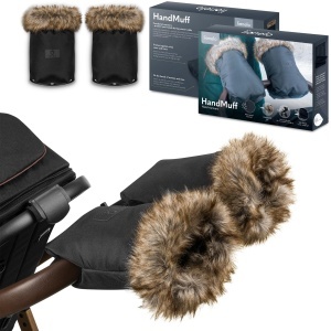 Muff pentru maini LIONELO HANDMUFF, fleece, impermeabil, universal
