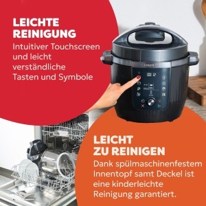 Multicooker Instant Pot Pro 5,7 l, Negru, 10 functii, Economisire energie - Img 3