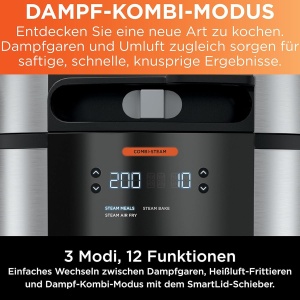 Multicooker Ninja Foodi MAX, 7.5L, 12-in-1, Inox - Img 7