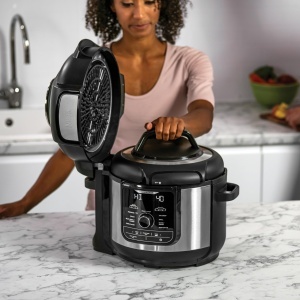 Multicooker Ninja Foodi MAX OP500EU, 7.5L, 9 in 1, Inox si Negru - Img 4