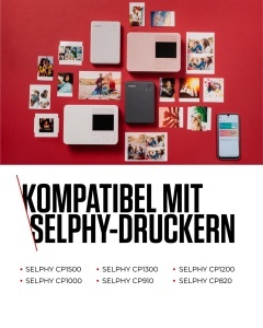 Multipack Tinta si Fotopaper Canon SELPHY XS-20L - 1 Tinta si 20 Blatt Stickerpapier - Img 6