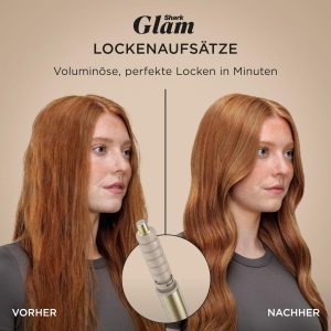 Multistyler Shark Glam cu 5 accesorii, hitzekontrollierte ceramica, finisaj lucios - Img 8
