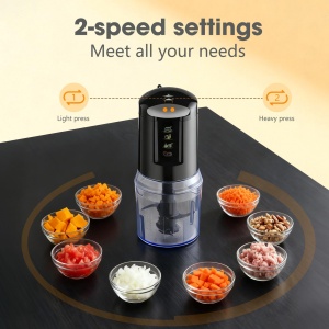 Multizerkiner electric VINATO 300W, 500ml, 3-in-1 pentru legume, carne si ierburi - Img 4