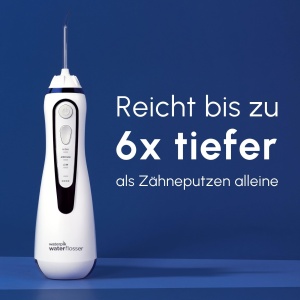Munddusche Waterpik Cordless Advanced, 99,9 eliminare placa, 4 capete, alb - Img 8