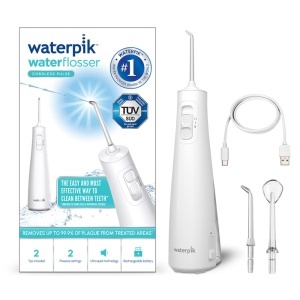Munddusche Waterpik Pulse, Kabellosa, 45 secunde autonomie, 2 duze