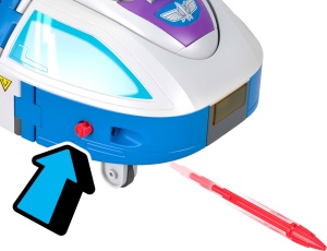 Nava Spatiala Buzz Lightyear 3-in-1 cu Figurine, Luminile si Sunete - Img 3
