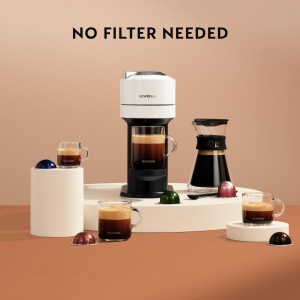 Nespresso De'Longhi ENV 120.CAE Vertuo Next Deluxe Aparat de cafea cu spumant de lapte, cromat, cromat - Img 4