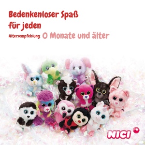 NICI Glubschis Maus Candypop 25 cm Jucarie de Plus cu Ochii Mari - Img 5