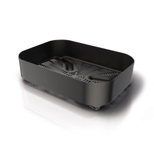 Ninja Woodfire Combo Crisper-Korb Negru Antiaderent Compatibil Gratare Seria OG700OG750