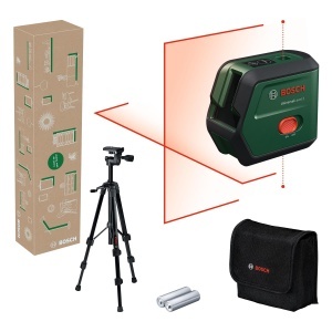 Nivela cu laser Bosch UniversalLevel 2 cu stativ, precizie - 0,5 mmm