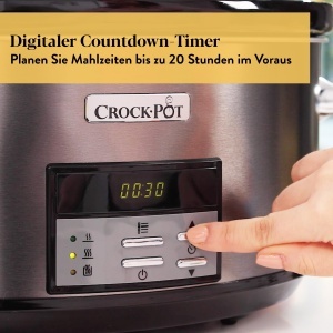 Oala cu gatire lenta Crockpot CSC063X, 7.5L, digitala, inox - Img 3
