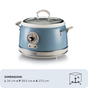 Oala de gatit pentru orez Ariete 2904, 3.5 l, 650 W, Pastel Albastru - Img 2
