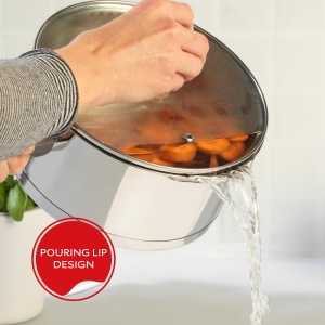 Oala inox Russell Hobbs 16 cm, 1.5 L, capac din sticla, compatibila inductie - Img 5