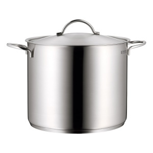 Oala mare WMF 28 cm 14L otel inoxidabil Cromargan capac cu deschidere pentru abur potrivita pentru toate tipurile de plite - Img 7