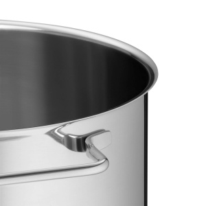 Oala pentru paste WMF 24 cm 7L cu sita integrata si capac din sticla otel inoxidabil Cromargan - Img 5