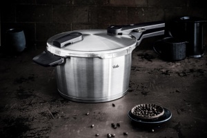 Oala sub presiune Fissler Vitaquick Premium 3,5L din inox cu 2 functii de gatire - Img 2