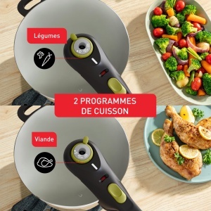 Oala sub presiune Tefal Secure Neo 8L, inox, pentru 5-8 persoane, 10 ani garantie - Img 3