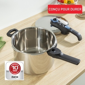 Oala sub presiune Tefal Secure Trendy 4L6L P2584301 - Img 3