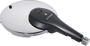 Oala sub presiune WMF Perfect Premium One Pot Inductie 65l Oala sub presiune 22 cm Cromargan din otel inoxidabil lustruit 2 setari de caldura buton al - Img 4